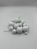 White Faux Ball - pack of 20 pcs