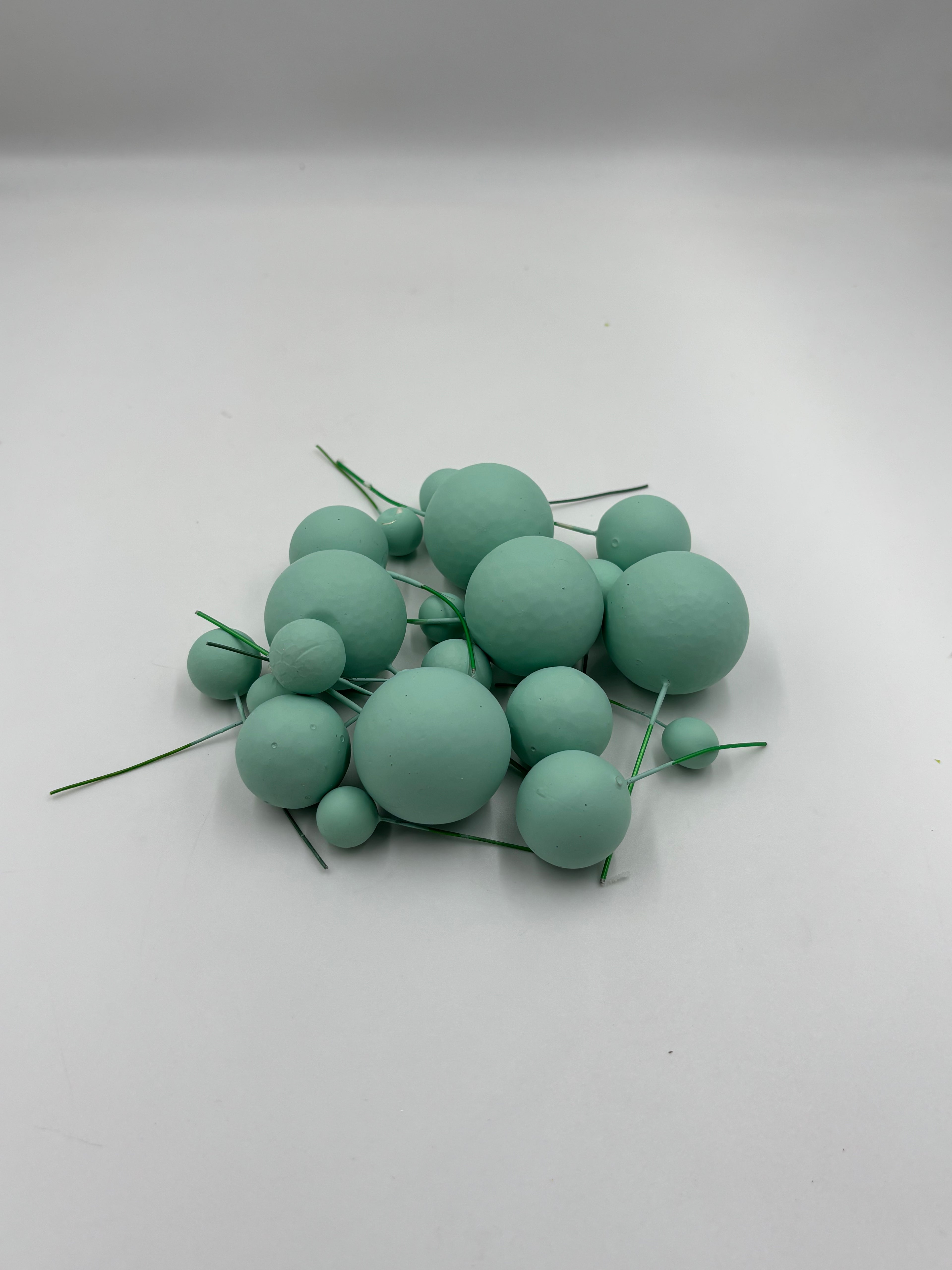 Aqua Faux Ball - pack of 20 pcs