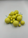 Yellow Faux Ball - pack of 20 pcs