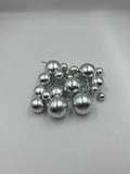 Silver Faux Ball - pack of 20 pcs