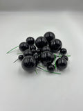 Black Faux Ball - pack of 20 pcs