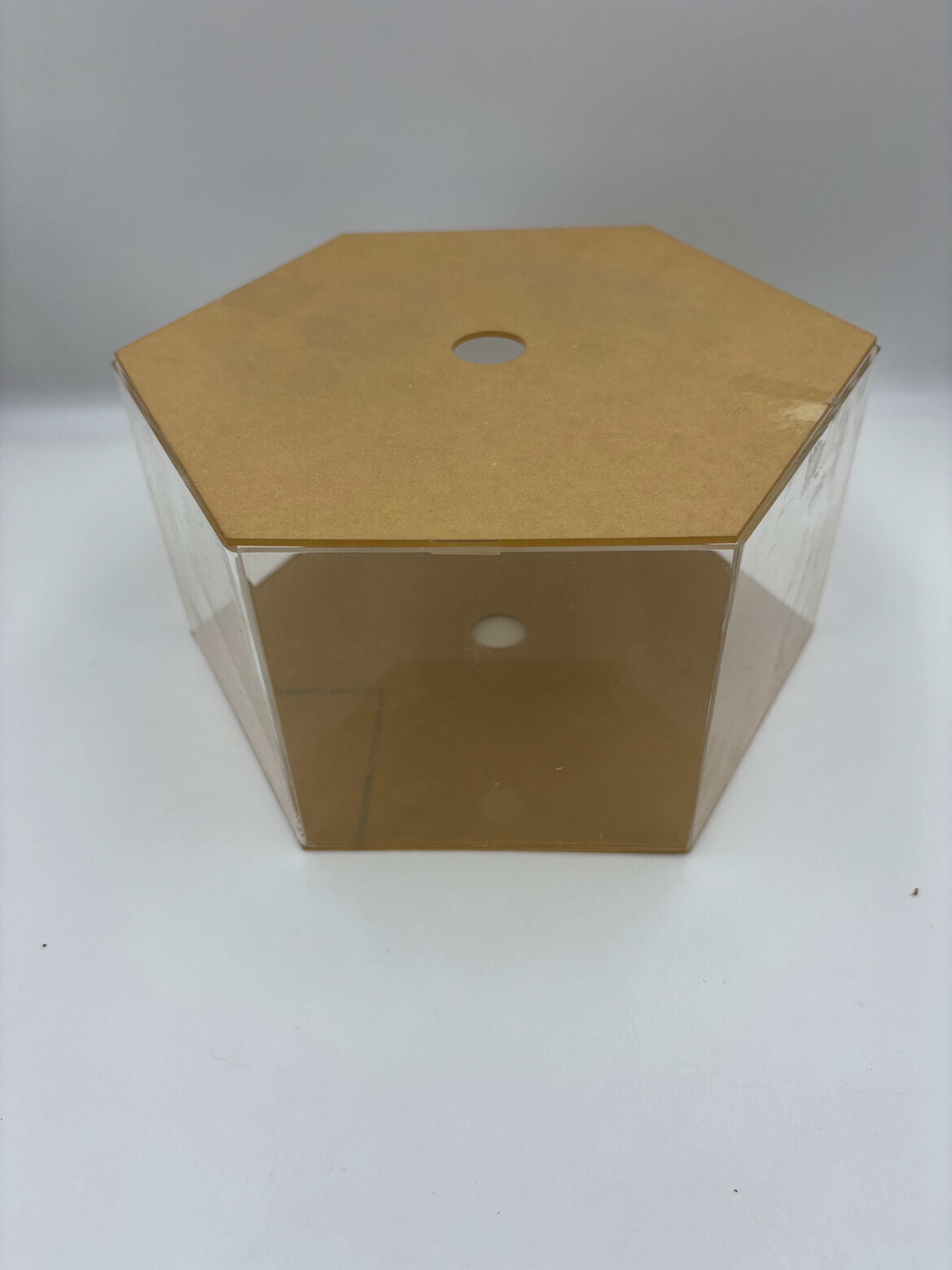 Acrylic Hexagon Cake Spacers