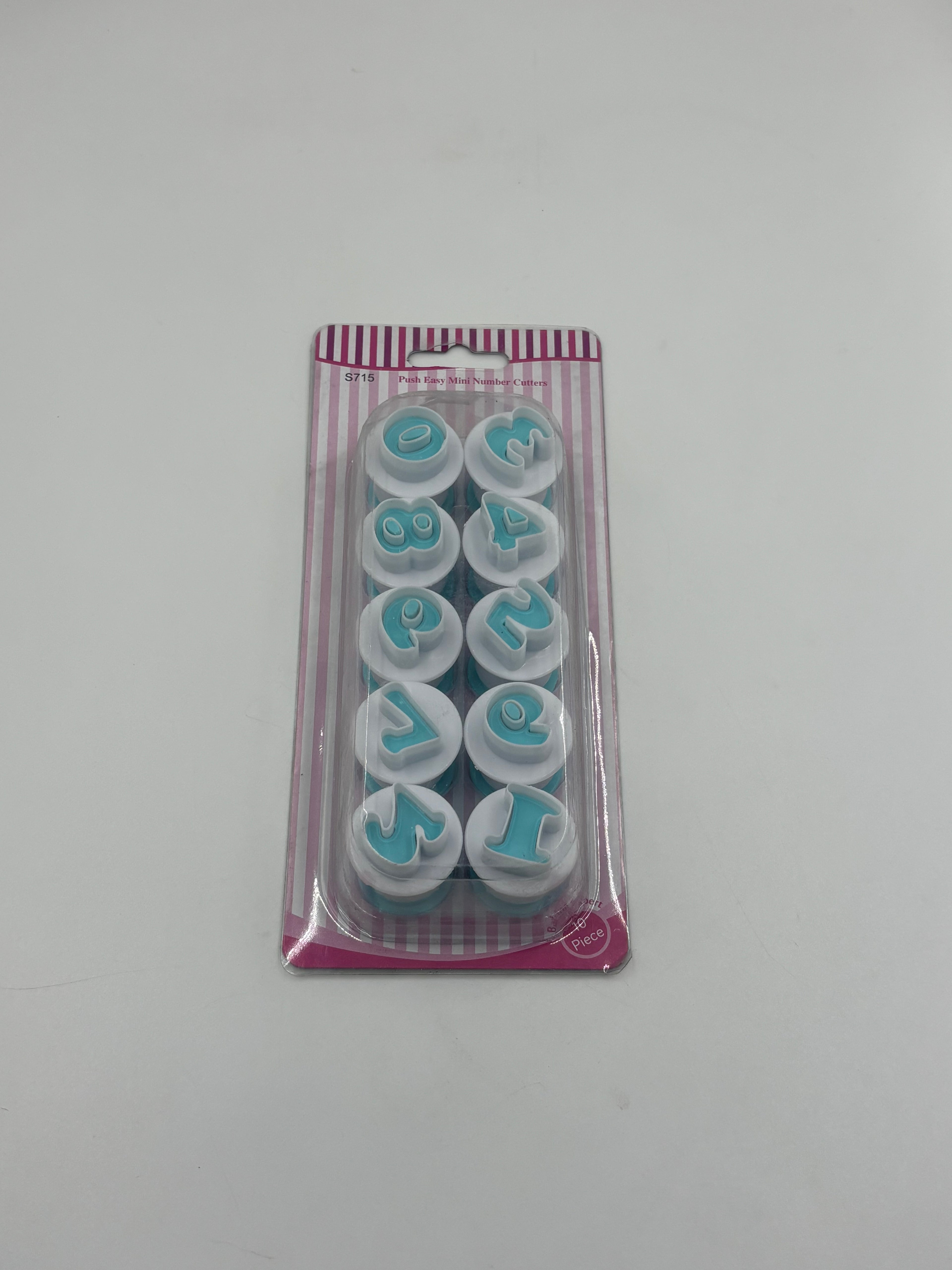 Number Plunger Set 0-9 Pieces