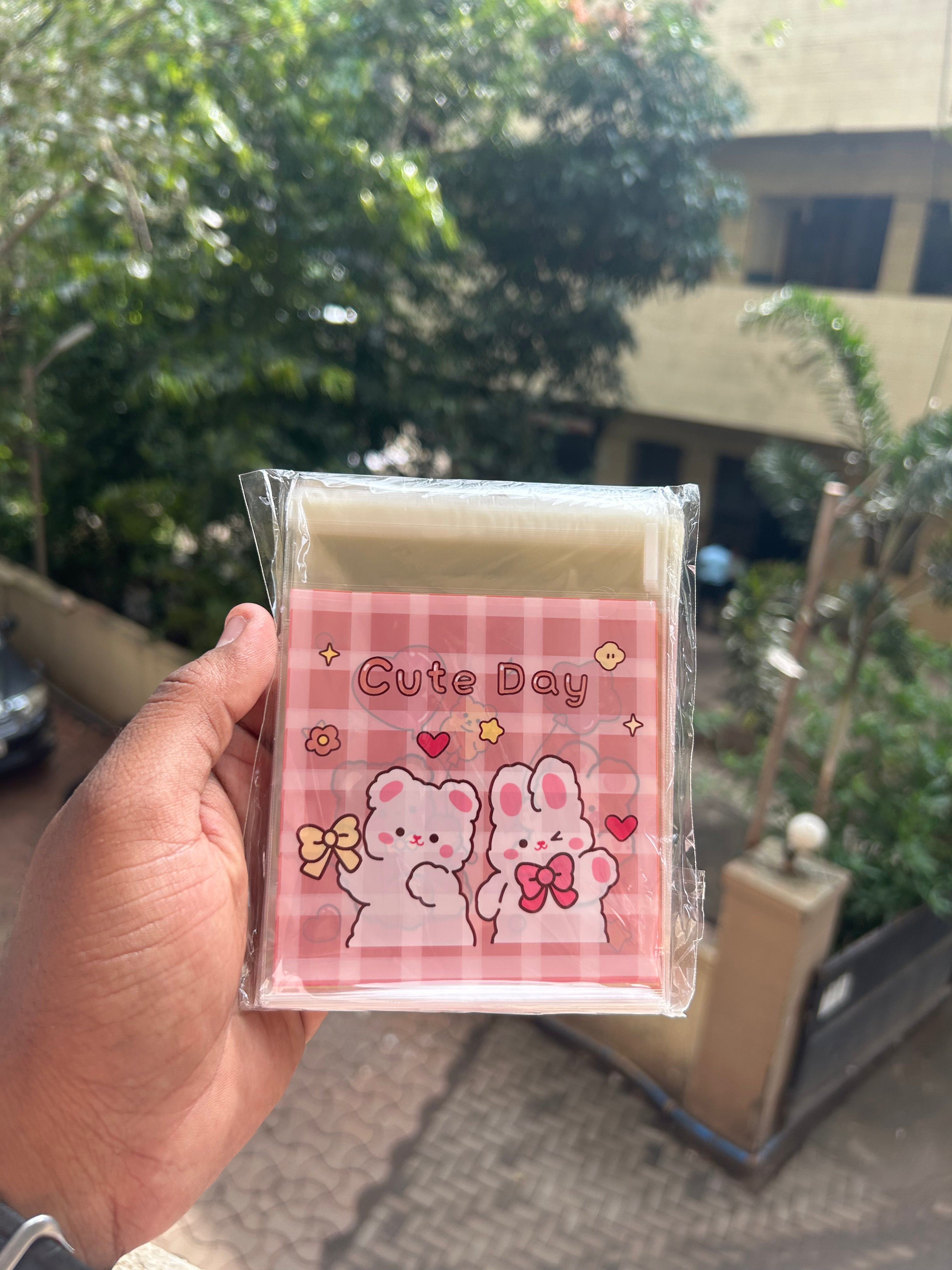 Transparent Cookie Pouch ( pack of 100 pcs )