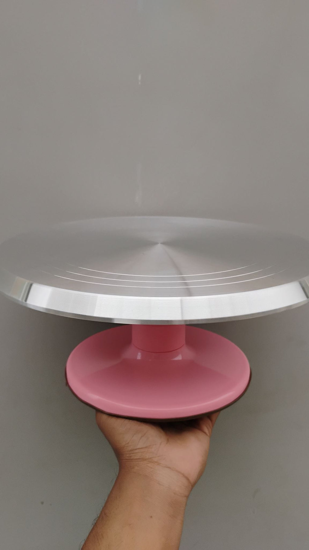 Detachable Stainless Steel Cake Turntable – 12 Inch