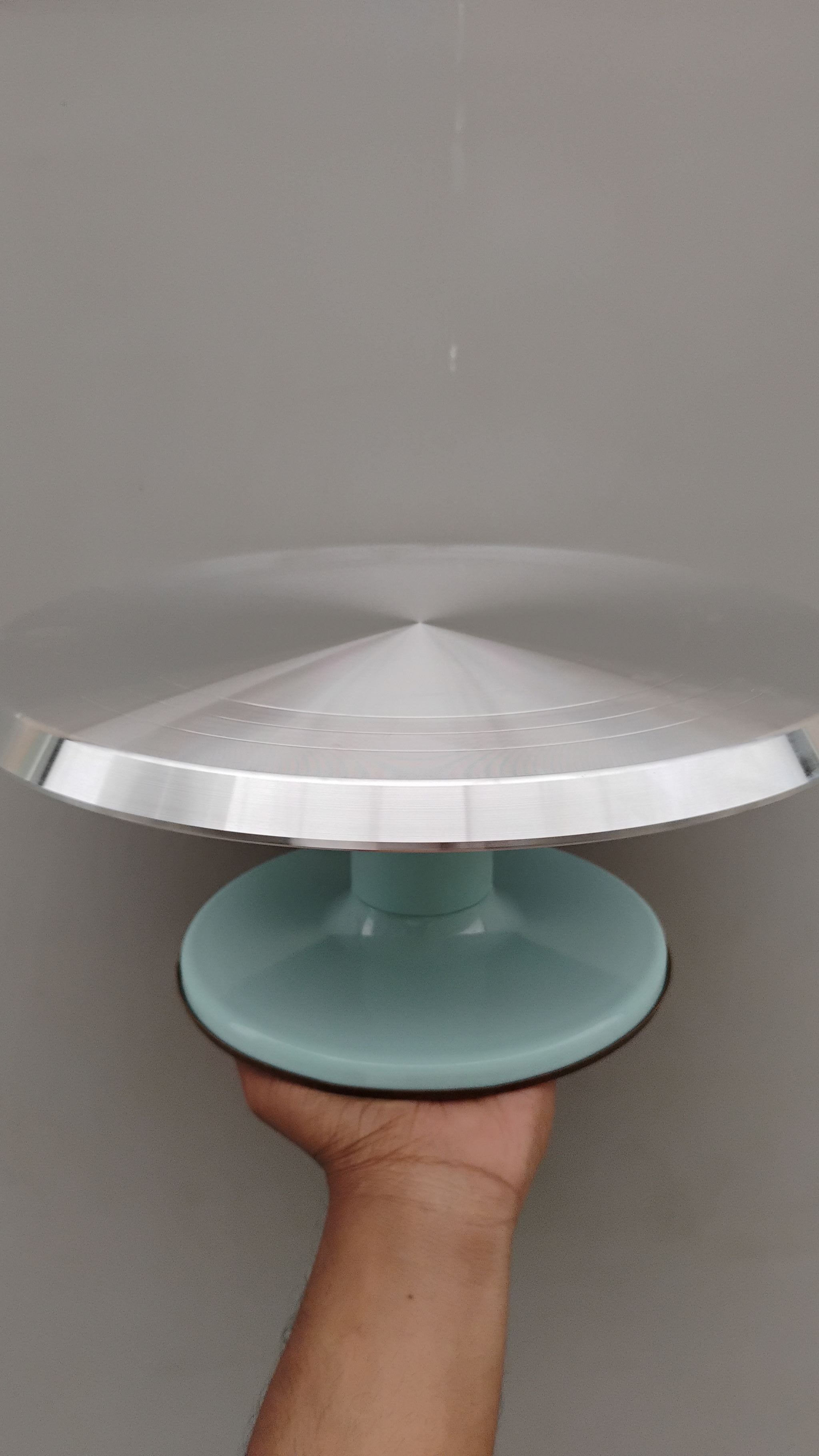 Detachable Stainless Steel Cake Turntable – 12 Inch