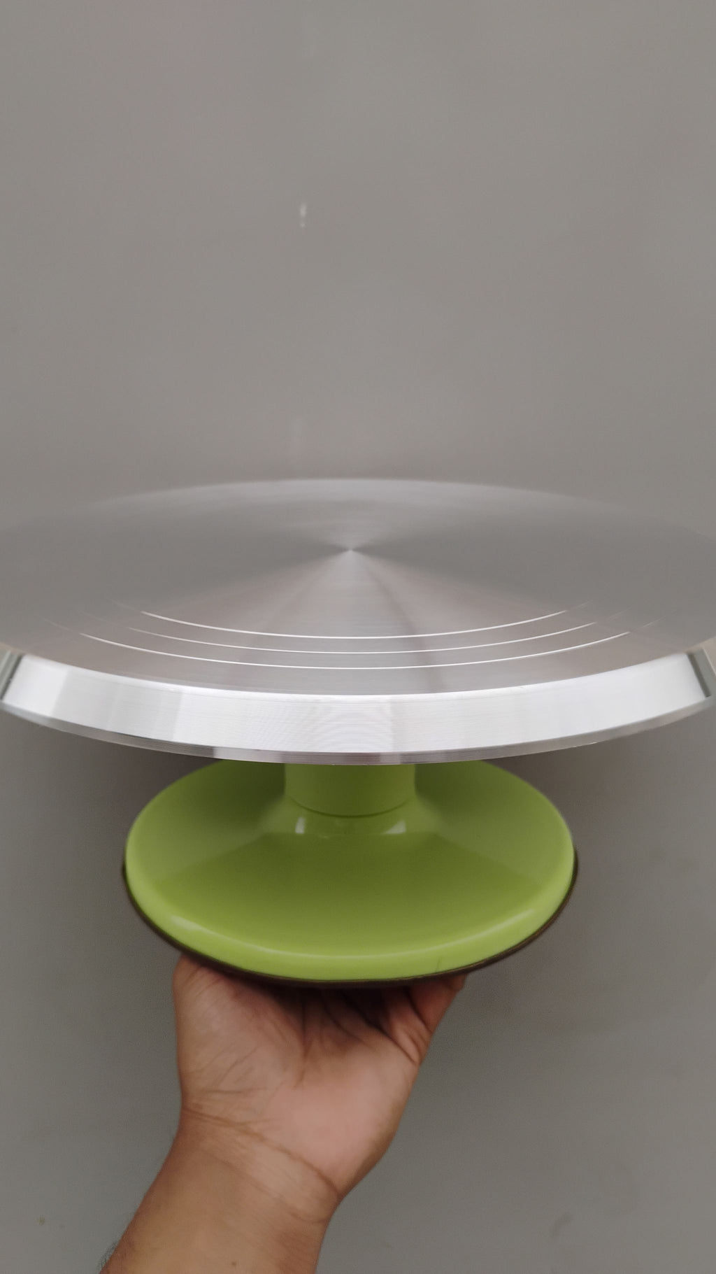 Detachable Stainless Steel Cake Turntable – 12 Inch